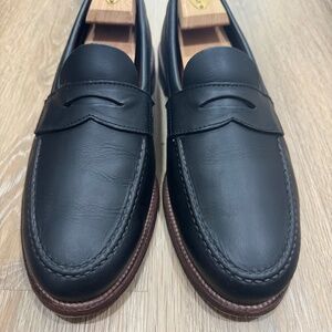 ALDEN Flex Penny Loafer 17837F Black Chromexcel Size 11 D Van Last